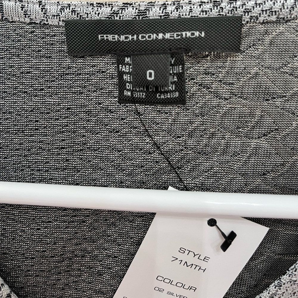 French Connection Long Sleeve Snake Jacquard Dress. - Picture 4 of 11